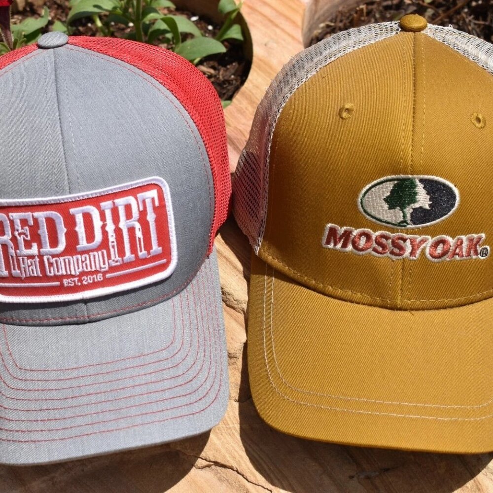Snapback Trucker Hats ~ Red Dirt Hat Co. and Mossy Oak